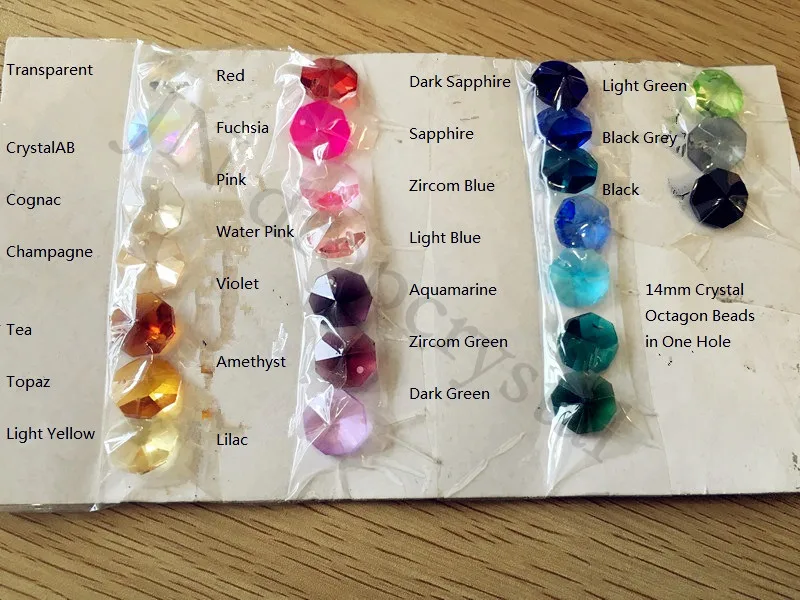 crystal octagon beads_