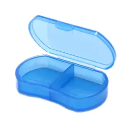 1 шт. 2 сетки таблетки окно синий таблетки медицина Tablet Pillbox Контейнер Диспенсер Организатор чехол для лекарств Pill случаях