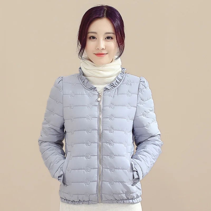 

2017 Autumn and winter Jacket Women Fashion Slim Cotton Outwear Windbreaker Women Short Jacket Ladies