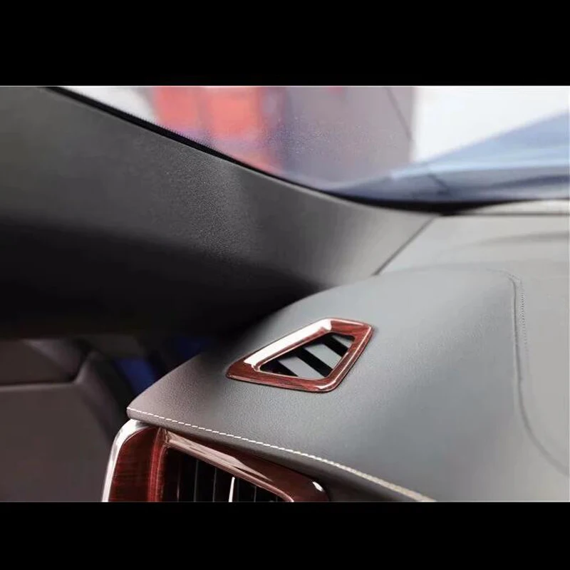 Для Volvo XC60 6 шт. деревообрабатывающий инструмент для резки ABS хромированный автомобильный Кондиционер Vent на выходе и приборной панели консоли крышка отделка молдинги стайлинга автомобилей
