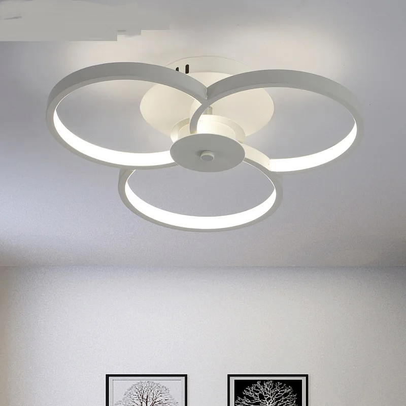 

Modern living room lighting LED ceiling lamp bedroom personalized ceiling lamp creative restaurant lights warm romantic art ZCL