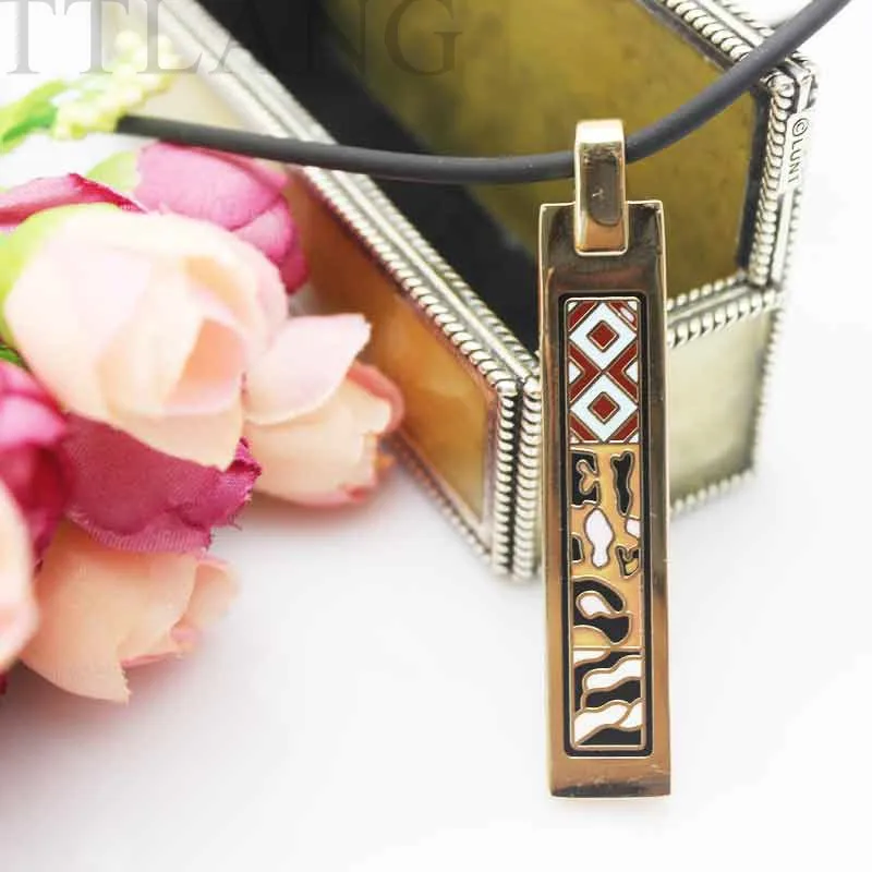 

Leopard Design Long Enamel Jewelry Pendant Necklace