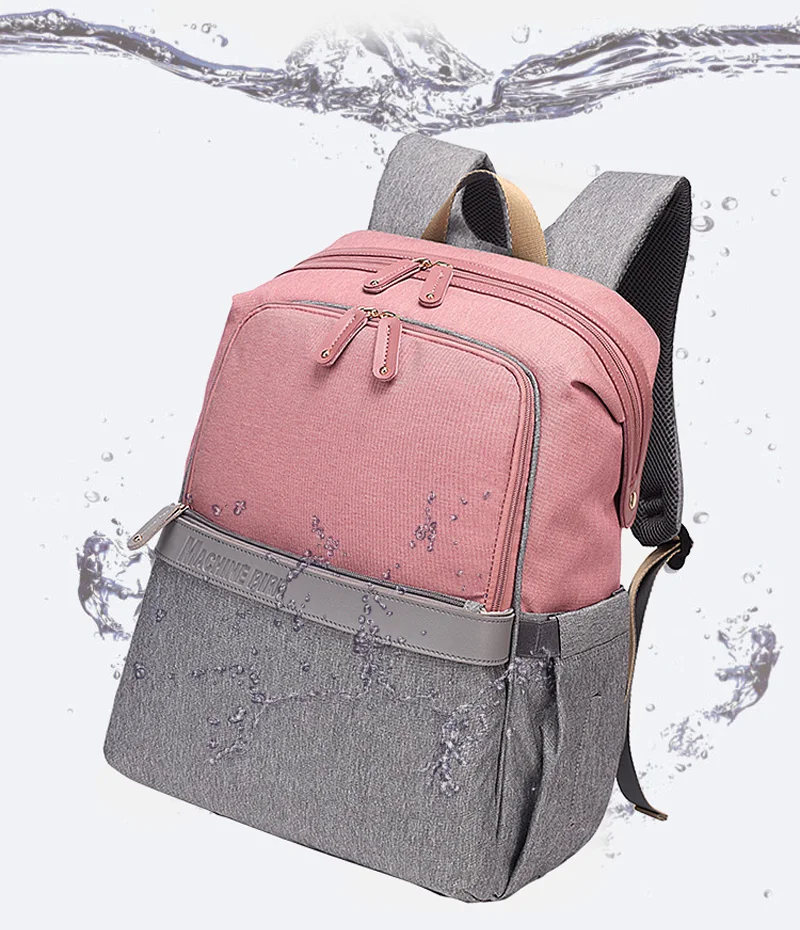 2019 сумка для подгузников рюкзак папы детская коляска Сумка водонепроницаемая Оксфорд сумка для мамы пеленки для ухода сумка наборы USB