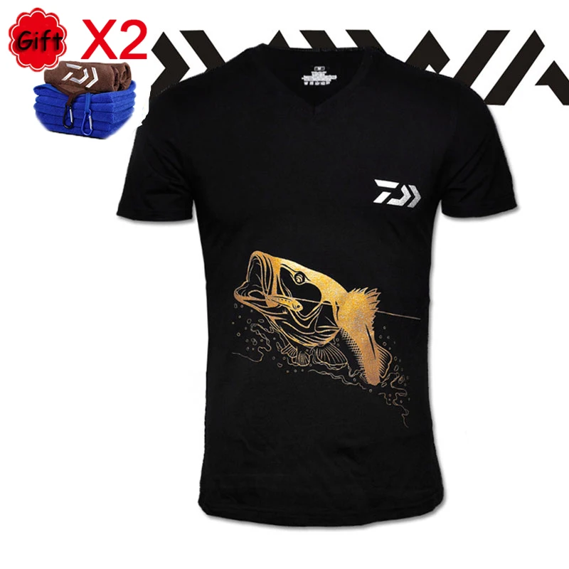 

Men Summer Fishing Clothings Short Sleeve Fishing T Shirt Breathable Outdoor Sports Running Hiking Tops Jersey Fishing Towel