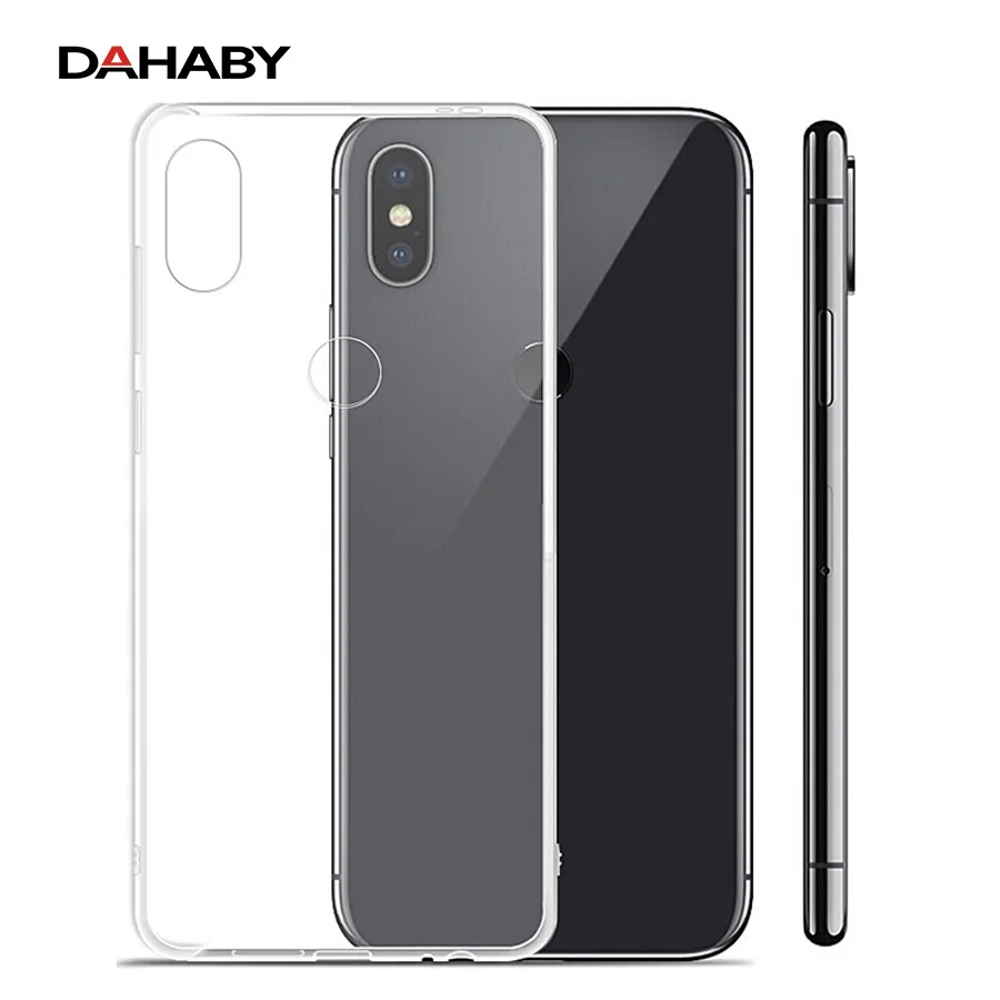 DAHABY для Xiaomi mi x 2/2 s A1/A2 красный 5/5A Примечание 5 Pro ультра тонкий мягкий чехол TPU Ясно