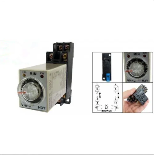 h3y 2 ac 220v 10min power on delay timer time relay 220vac 10min 0 10min timer