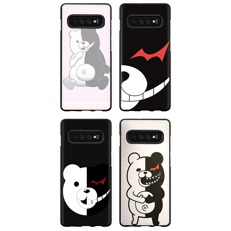 Danganronpa Monokuma мягкий чехол для телефона с изображением цветов Samsung S6 S7 край S8 S9 10