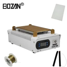 " стекло экрана с ЖК-дисплеем сепаратор ремонтная машина Встроенный вакуумный насос мобильный телефон горячая плита станция Авто Отопление светодиодный дисплей BOZAN