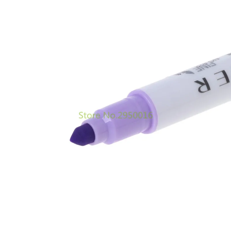 12 Цветов Kawaii хайлайтер художника с двухголовой флуоресцентная ручка эскиз чертежные маркеры ручки для офиса, школьные принадлежности C26