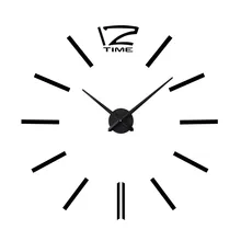 3d real big wall clock rushed mirror wall sticker diy living room home decor fashion watches arrival Quartz wall clocks promotion new home decor large roman mirror fashion modern quartz clocks living room diy wall clock sticker watch free shipping