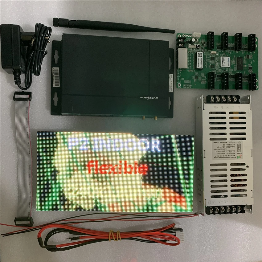 Novastar TB2+ P2 flexbile модуль+ MRV328 приемная карта+ 5v40a200w источник питания