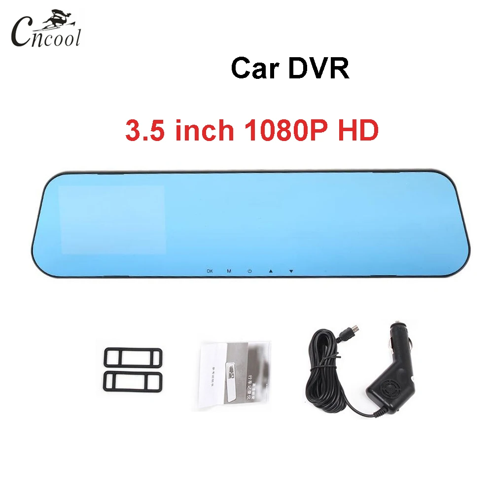 

Cncool 3.5Inch 1080P Full HD Car DVR Dash Cam Dual Lens Car Camera Rearview Mirror Camera Auto Recorder Dashcam Car dvr Dropship