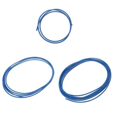 OOTDTY 1/3/5m Semi-Rigid Flexible RG402 0.141″ with Blue Jacket RF Coaxial Cable Adapter