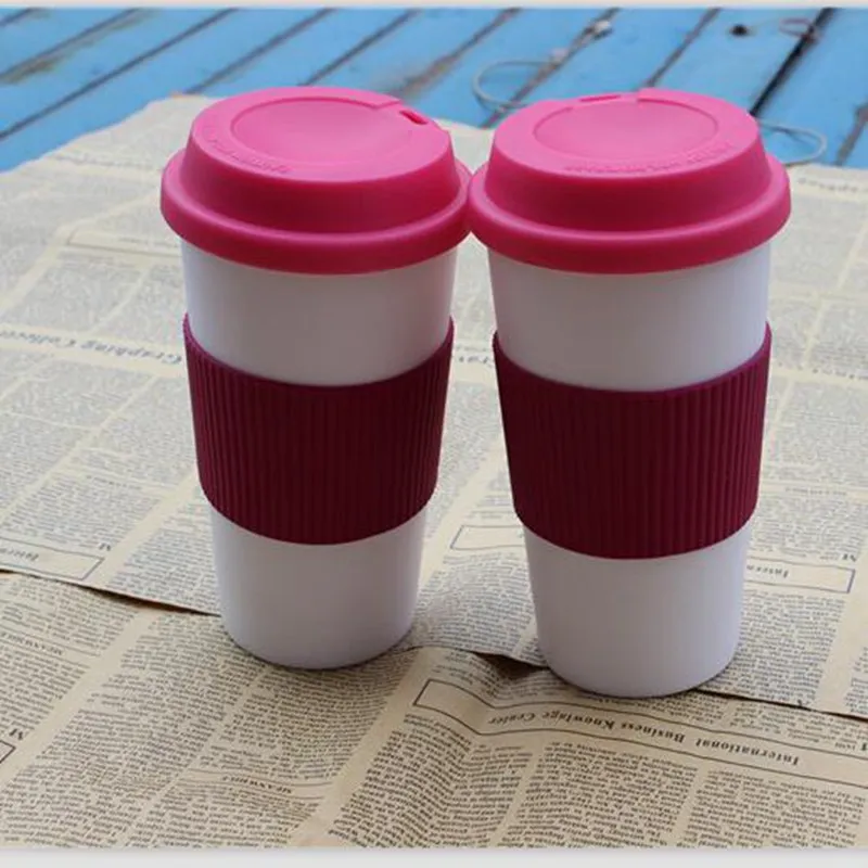 Double Wall Plastic Tumblers with leak proff,plastic coffee mug with