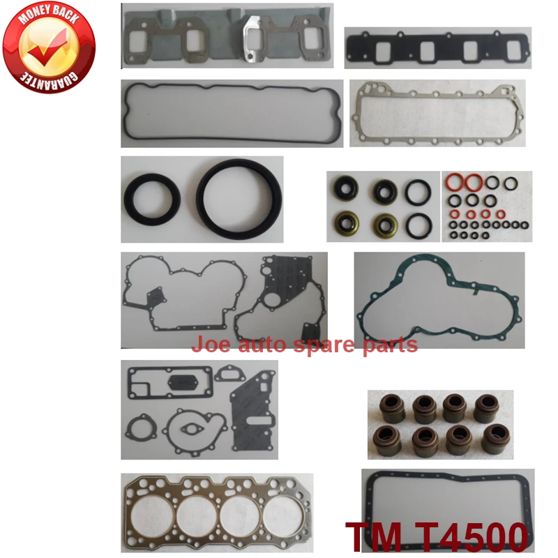 TM complete repair Overhaul engine full gasket set kit for Mazda T4500