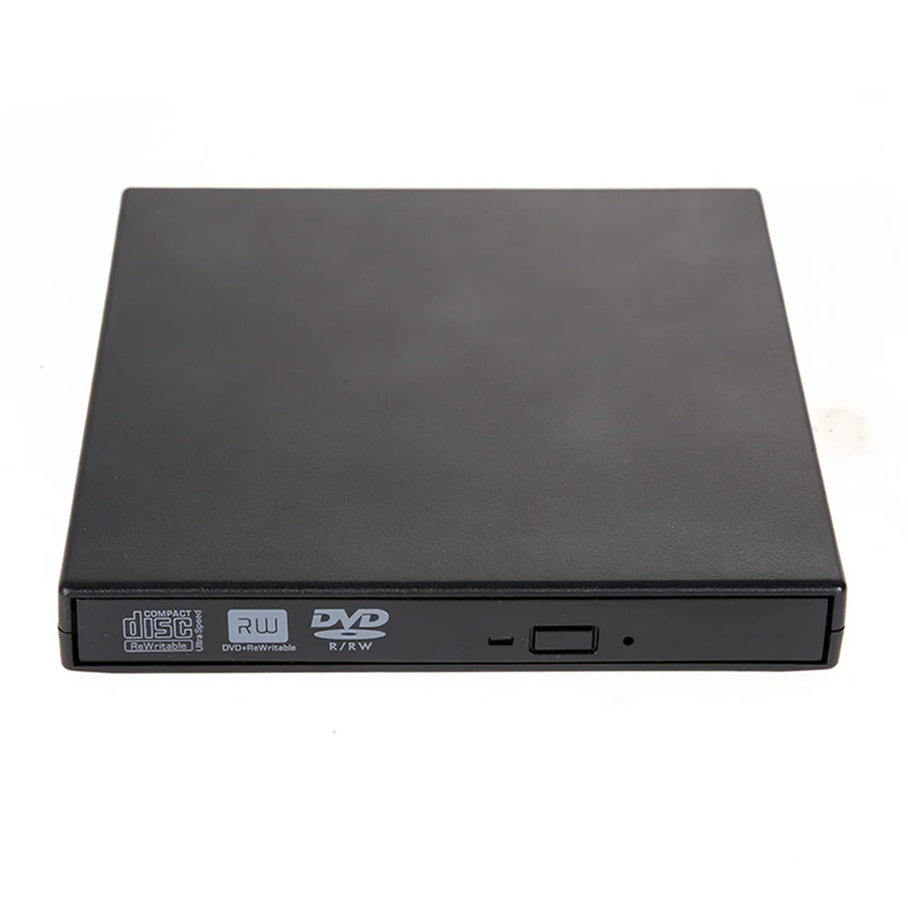 High Quality External Black CD DVD RWDVD RWSlim 8x DL USB DVD Writer External DVD Burner Drive All PC