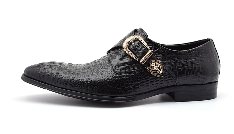 GRIMENTIN/Модная итальянская Летняя мужская обувь; брендовая Повседневная обувь; коллекция года; Цвет черный, коричневый; свадебные туфли с пряжкой; мужские кожаные оксфорды