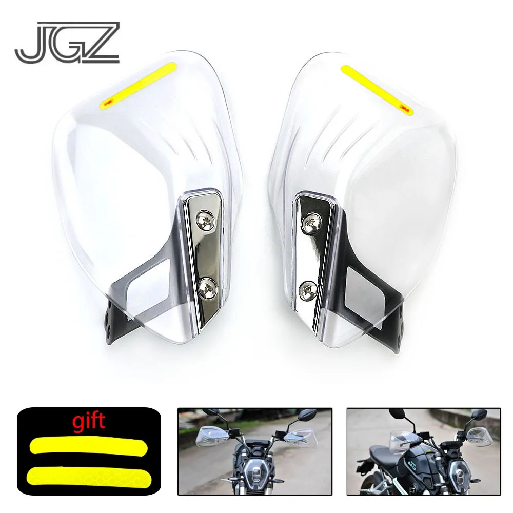 Smoke Motorcycle Handguard Hand Guards Wind Cold Protector Windshield Deflectors Curve