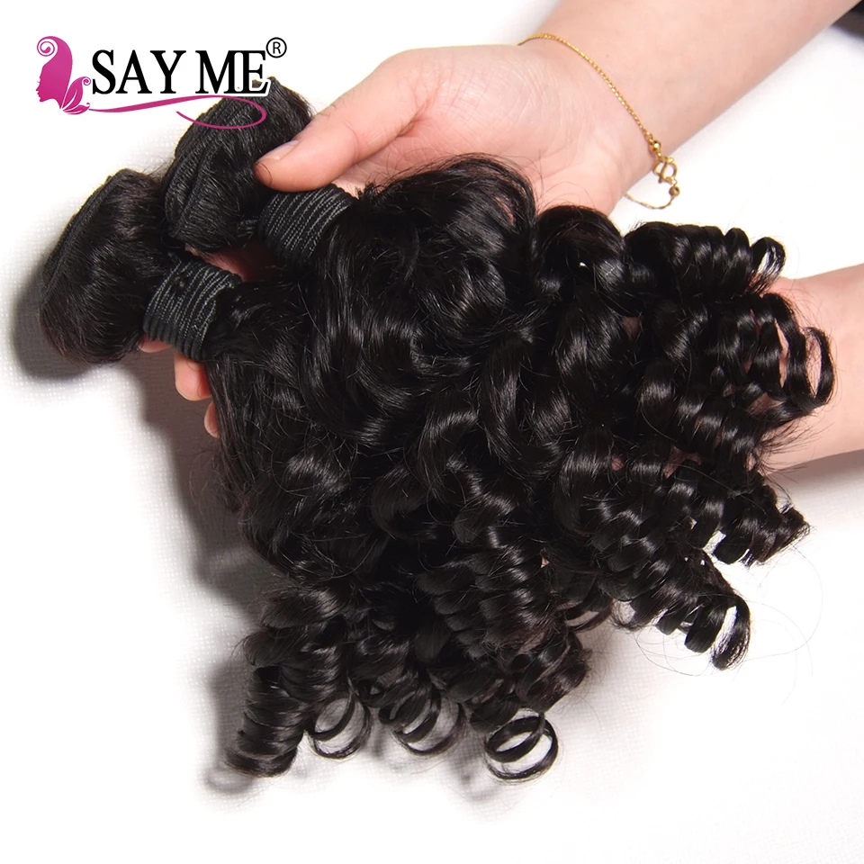 Wholesale 10 Bundles Bouncy Curly Weave Funmi Human Hair Bundles Brazilian Hair Weave Bundles Short Bob Remy Hair Extensions