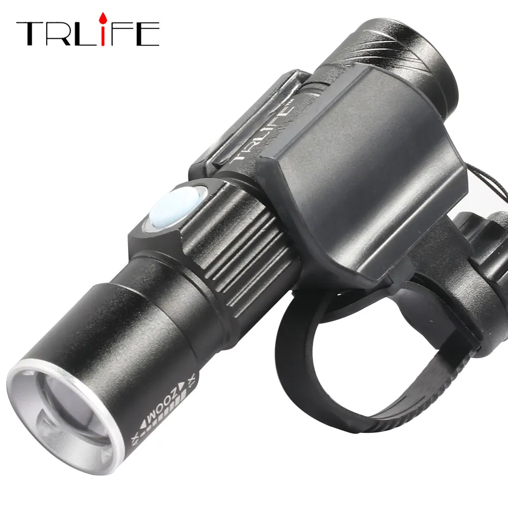 Perfect Ultra-Bright Bike Light Stretch Zoom Q5 Bicycle Light Front LED Flashlight USB Rechargeable Built-In Battery Bicycle Accessories 0