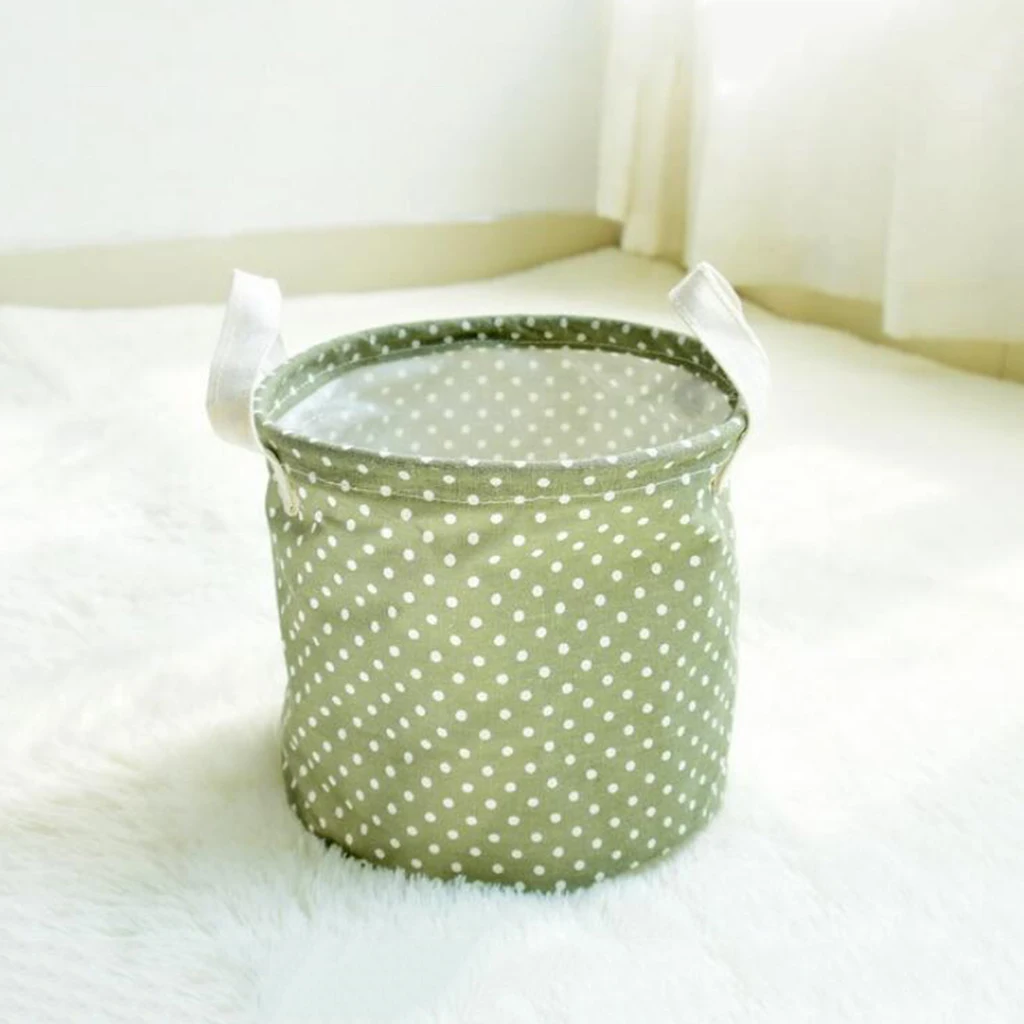 Clothing Storage Bucket Laundry Basket Holder Bag Household Toy Organizer