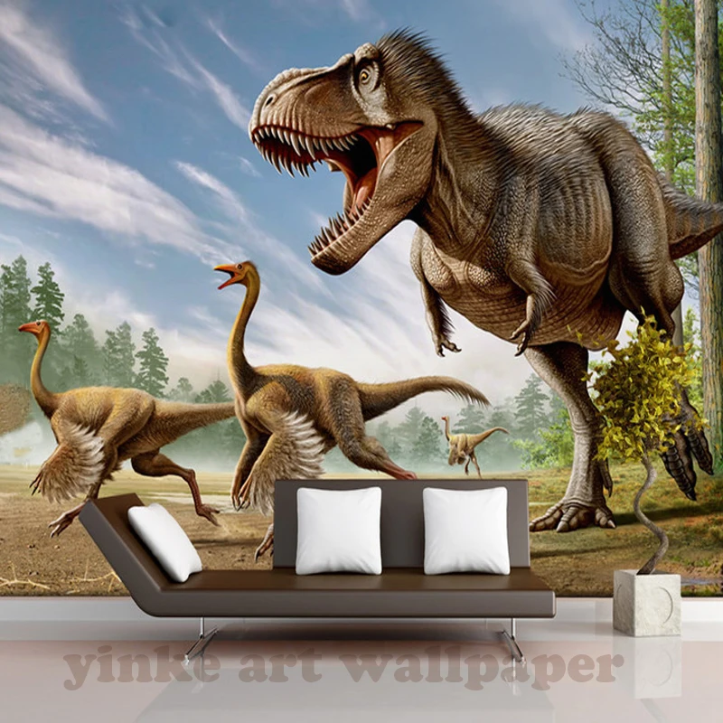 3D обои Динозавр Дети фотообои гостиная домашний декор современный абстрактный