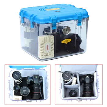 

Roadfisher Waterproof Shockproof Case Dry Moistureproof Storage Seal Box Hygroscopic Card Insert For Photography Camera Lens