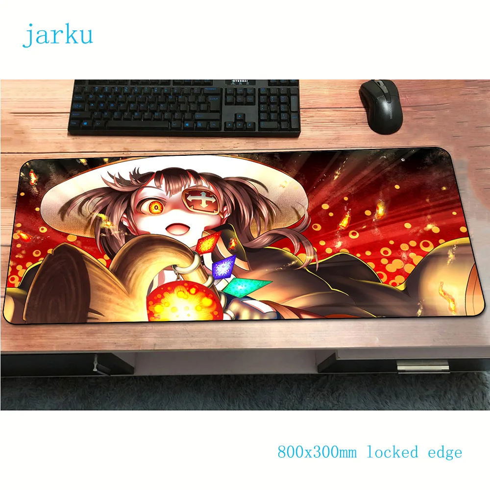 Коврик для мыши megumin 800x300x3 мм профессиональный игровой коврик большой с