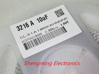 

100pcs 1206 106K 10uF 25V Ceramic SMD Capacitor CL31A106KAHNNNE Original