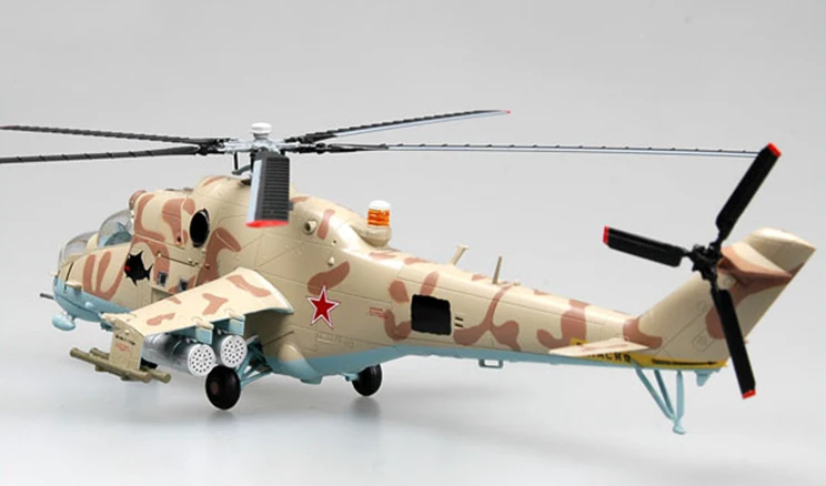 Труба 1: 72 ВВС России Mi-24 вертолет 37035 Готовая модель продукта