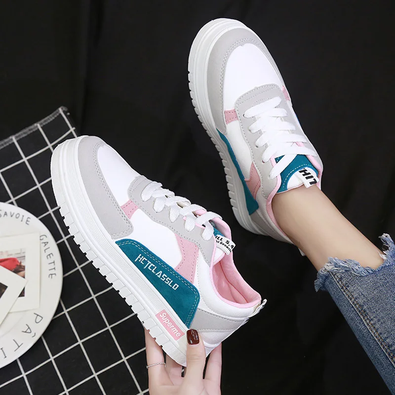 

Creeper Hot Women Vulcanize Shoes Comfort Women Shoes Women Flats Sneakers Shoes Fashion Sneakers Ladies Shoes Platform Sneakers