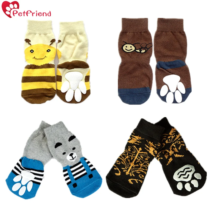 4Pcs Dog Boot Pet Shoes Big Dog socks Large Breed Antiskid Indoor and