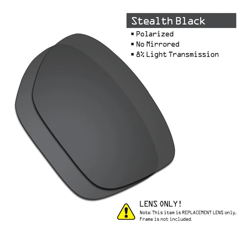 SmartVLT 3 Pairs Polarized Sunglasses Replacement Lenses for Oakley Sliver XL Stealth Black and Silver Titanium and 24K Gold