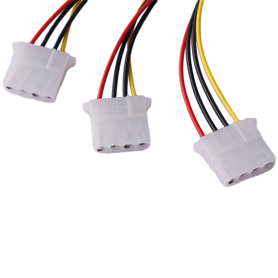 Высококачественные 4Pin IDE Кабели питания HY1578 4 Pin Molex Male к 3 портам Female разветвитель