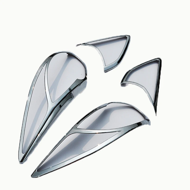 

For Mazda CX-5 CX5 2012 2013 2014 2015 5DR ABS Chrome Plastic Rear Headlight Lamp Cover trim Tail Light Lamp Hoods Decoration