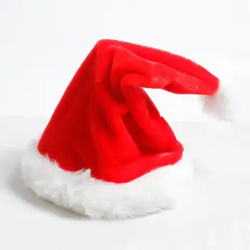 

2018 New Electric Christmas Hat Red Velvet Christmas Music Swing Hat Christmas Innovative Decoration Supplies Dropshipping
