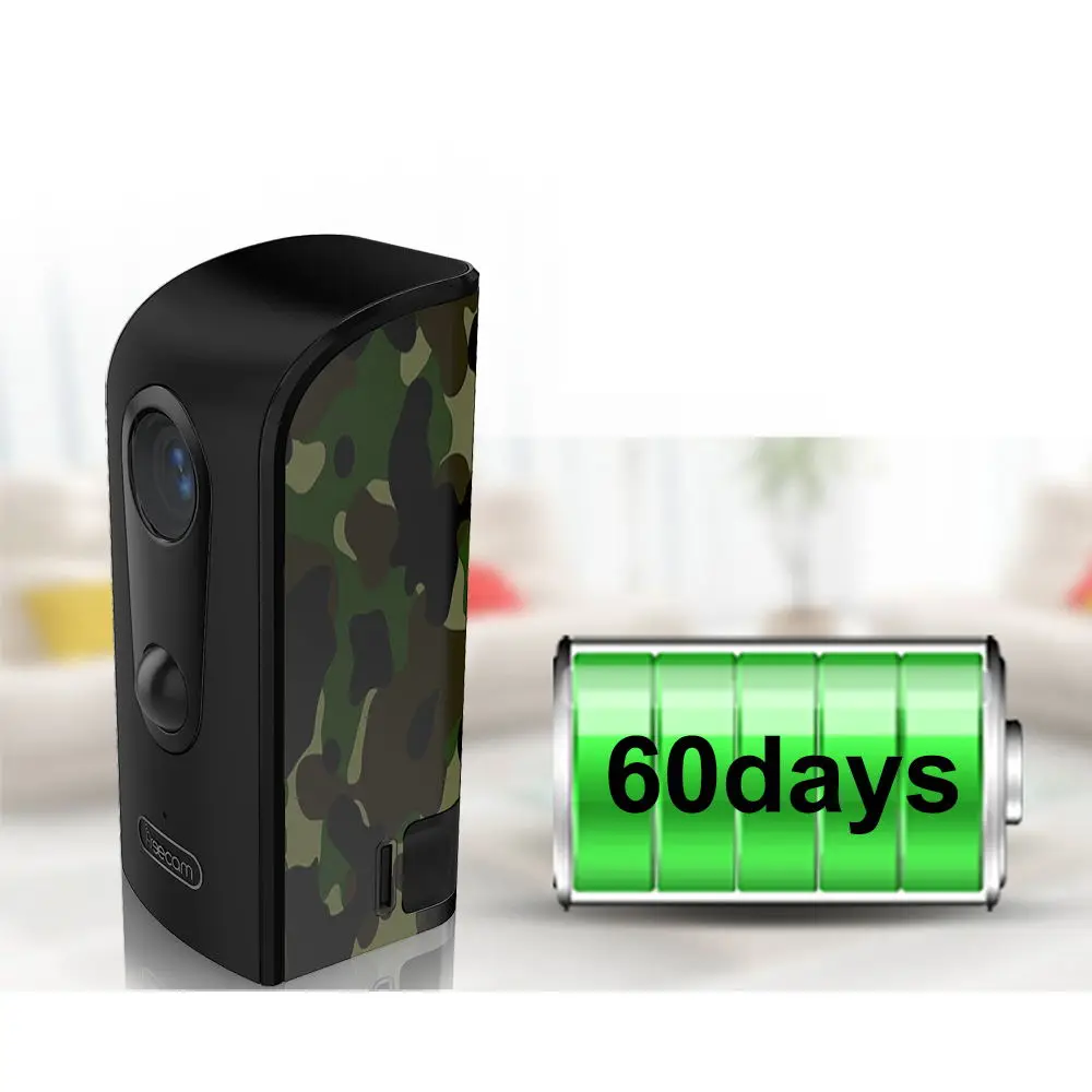 Уличная беспроводная Wi Fi камера Freecam с питанием от аккумулятора HD домашняя