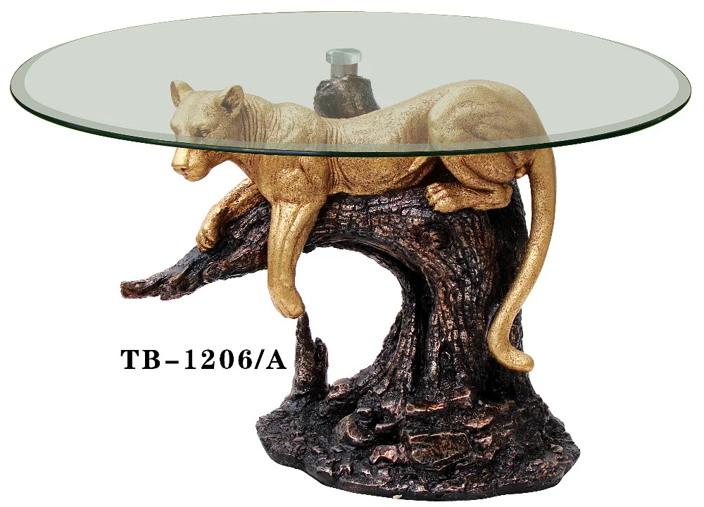 European art furniture. Money leopard. Ou shigu. Tea table
