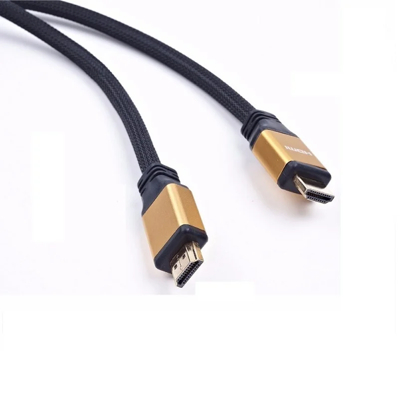 100 шт./лот 1.5 м 5ft 1.4 В ультра высоких Скорость HDMI кабель 4 К x 2 К с Ethernet позолоченные м/м 1.4 В 3D 4 К x 2 К