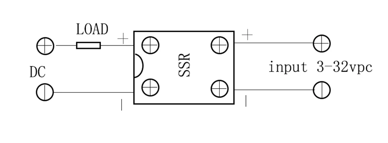 Топ бренд DMWD SSR-40DD 40A твердотельное реле на самом деле 3-32 В DC до 5-60 DC SSR 40DD реле твердотельное высокое качество