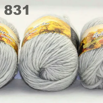 

6x50gr Skeins NEW Chunky Hand Coarse Knitting Scores wool yarn 831