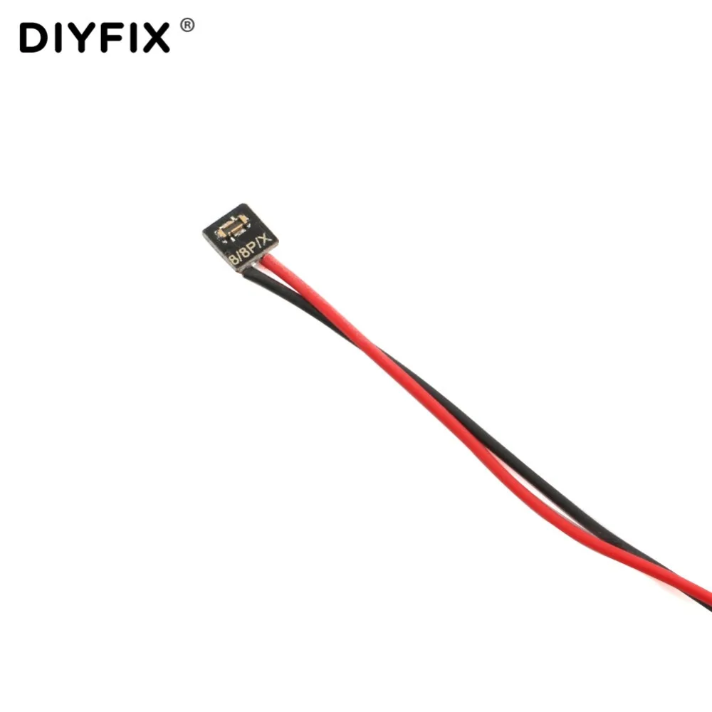 DIYFIX ток Тесты кабель для передачи данных для iPhone XS/Max/XR/8/8 P/7/7 P/6/6 S/6SP/5S/5/4S/4 телефон отказ обнаружения ремонт инструмент с зажимом аллигатора