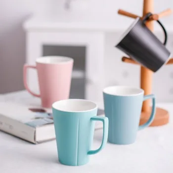

Matt glaze ceramic mug coffee cup milk cup simple gamma ray Mug