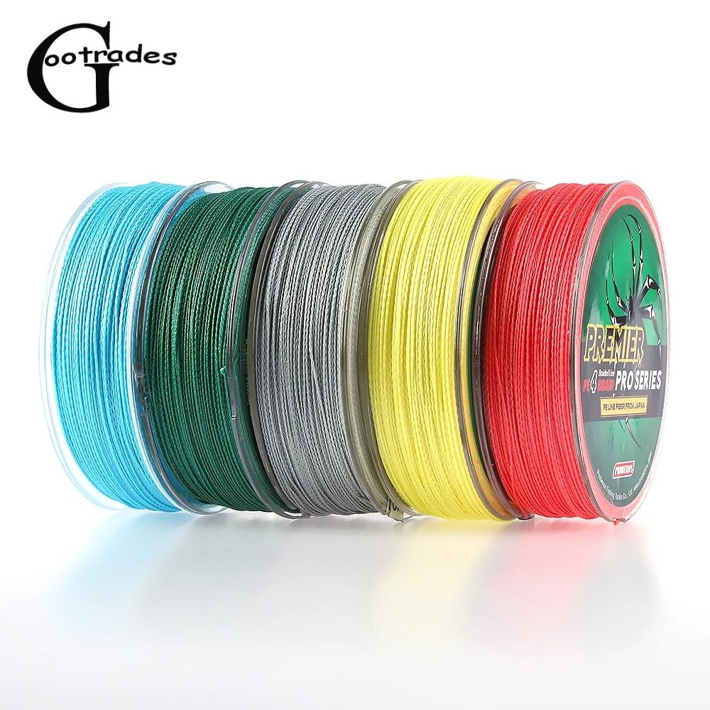 

100M 4 Stands Super Strong PE Braided Sea Fishing Line Multifilament Angling