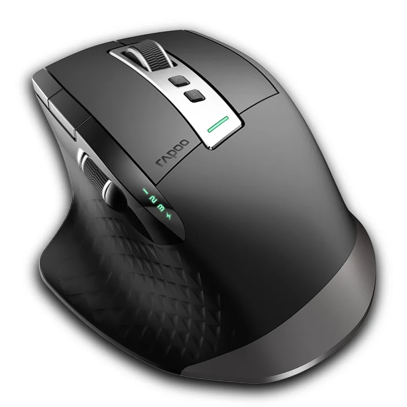 

Rapoo MT750 Rechargeable Multi-mode Bluetooth 3.0,4.0 2.4G Wireless Mouse Multiple Connection and Easy Switching