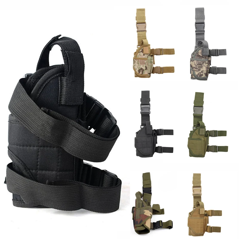 

Universal Gun Nylon Holster Tactical Tornado Thigh Leg Holster Right Hand Gun Carry Pouch Military Pistol Leg Holster For Glock