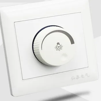 

universal 86type 86*86MM 220v knob switch Dimming switch wall switch free shipping