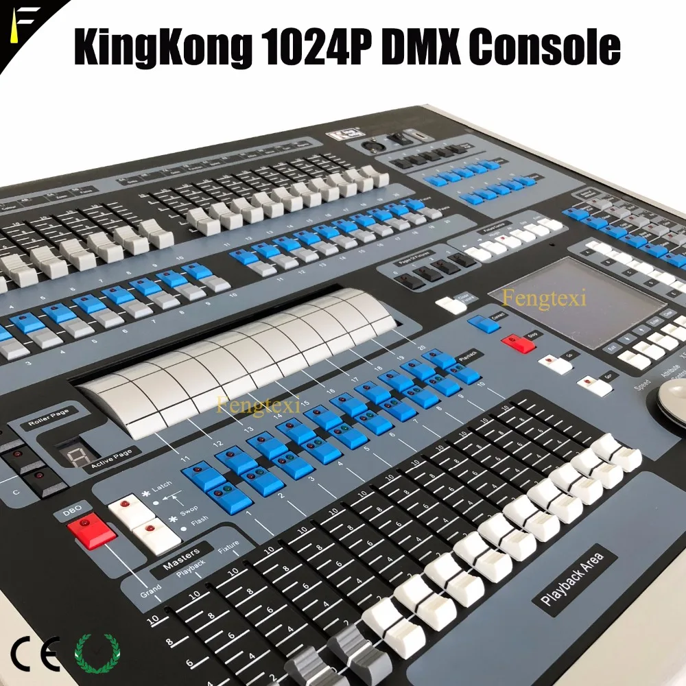 Обновление Kingkong 1024P сценический луч движущаяся головка светильник DMX консоль 1024 регулятор каналов стол подключение 80 компьютерный светильник