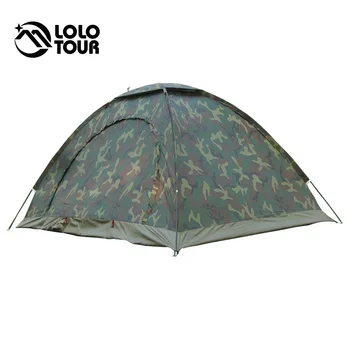 

Outdoor Fishing Folding Camping Camouflage Tent 2 Person Ultralight Beach Gazebo Awning Tipi UV Dome Hiking Three seasons tente
