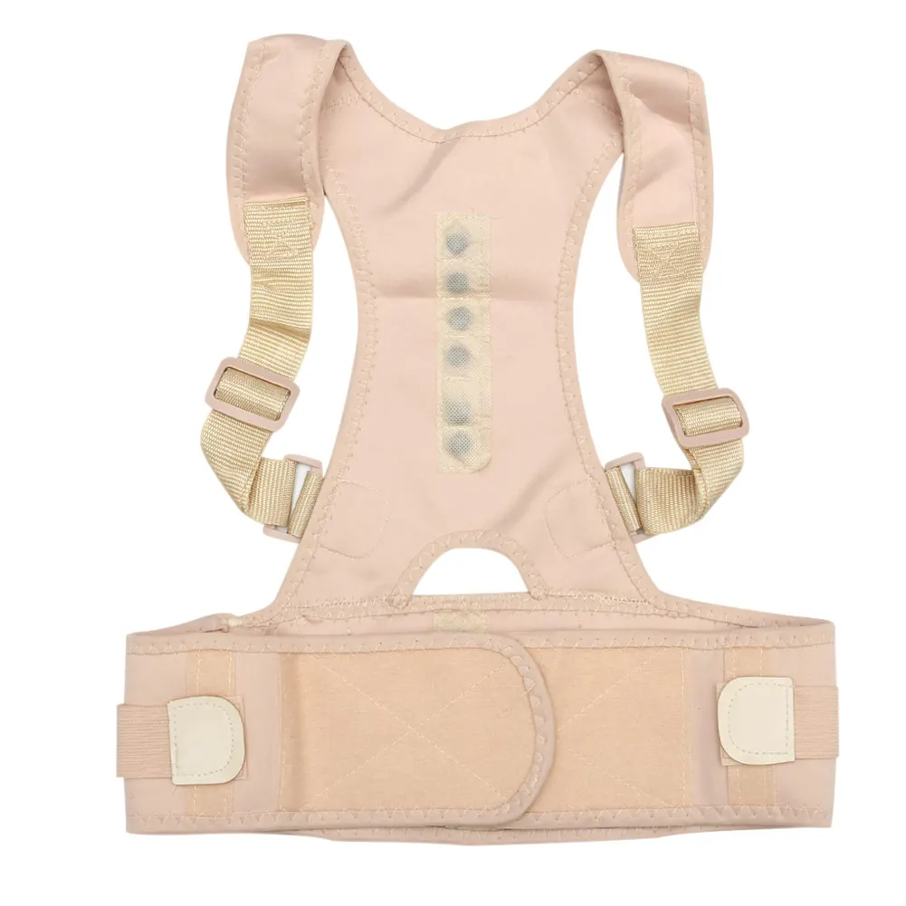Good He Sitting Posture Corrector Adjustable Magnetic Shape Body Shoulder Brace Belt Men And Women Back 4
